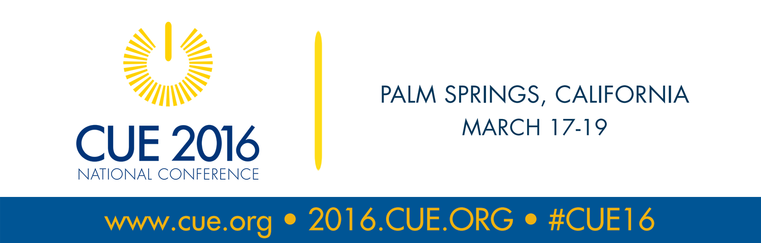 CUE 2016 NATIONAL CONFERENCE